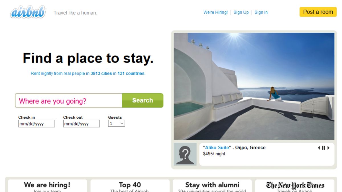 Copertina Articolo: La storia di Airbnb e della fotografia